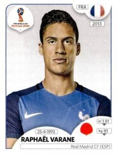 Raphaël Varane – FIFA World Cup 2018 Russia, Nr. 195