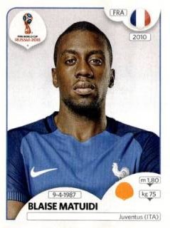 Blaise Matuidi – FIFA World Cup 2018 Russia, n.º 201