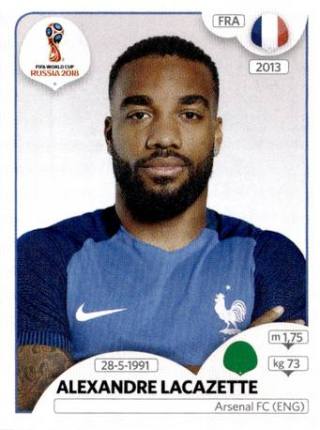 Alexandre Lacazette – FIFA World Cup 2018 Russia, Nr. 208