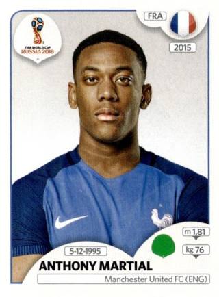 Anthony Martial – FIFA World Cup 2018 Russia, Nr. 211