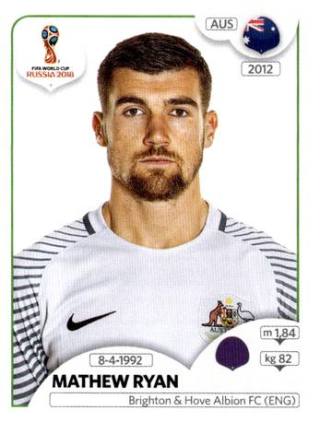 Mathew Ryan – FIFA World Cup 2018 Russia, Nr. 214