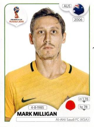 Mark Milligan – FIFA World Cup 2018 Russia, Nr. 221
