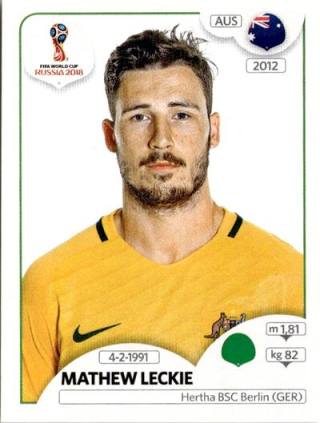 Mathew Leckie – FIFA World Cup 2018 Russia, Nr. 229