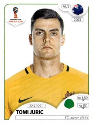 Tomi Juric – FIFA World Cup 2018 Russia, Nr. 230