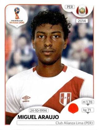 Miguel Araujo – FIFA World Cup 2018 Russia, Nr. 241