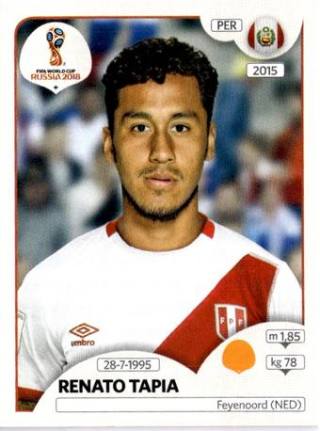 Renato Tapia – FIFA World Cup 2018 Russia, Nr. 243