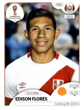 Edison Flores – FIFA World Cup 2018 Russia, Nr. 246