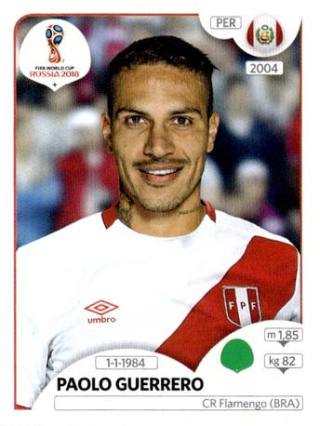 Paolo Guerrero – FIFA World Cup 2018 Russia, Nr. 248