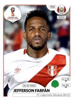 Jefferson Farfán – FIFA World Cup 2018 Russia, Nr. 249