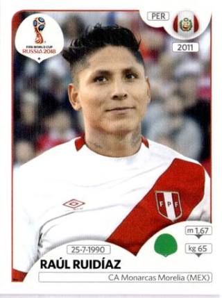 Raúl Ruidíaz – FIFA World Cup 2018 Russia, Nr. 250