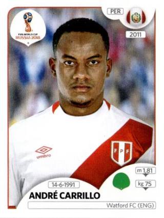 André Carrillo – FIFA World Cup 2018 Russia, Nr. 251