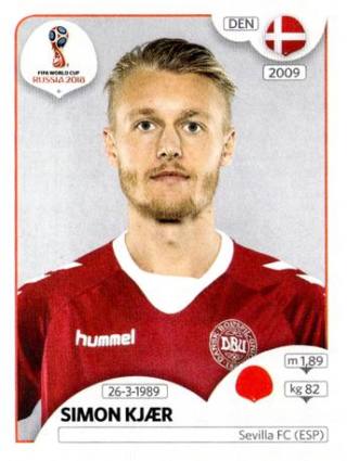 Simon Kjær – FIFA World Cup 2018 Russia, Nr. 256