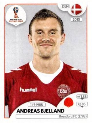 Andreas Bjelland – FIFA World Cup 2018 Russia, Nr. 258