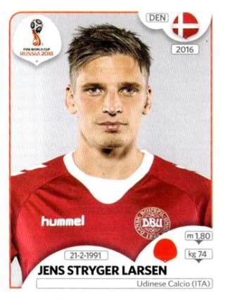 Jens Stryger Larsen – FIFA World Cup 2018 Russia, Nr. 260