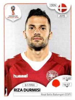 Riza Durmisi – FIFA World Cup 2018 Russia, Nr. 262