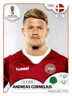 Andreas Cornelius – FIFA World Cup 2018 Russia, Nr. 271