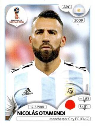 Nicolás Otamendi – FIFA World Cup 2018 Russia, Nr. 278