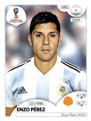 Enzo Pérez – FIFA World Cup 2018 Russia, Nr. 282