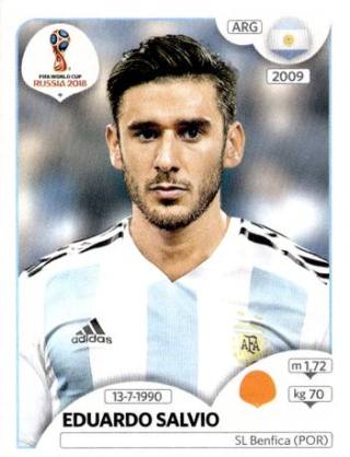 Eduardo Salvio – FIFA World Cup 2018 Russia, Nr. 286