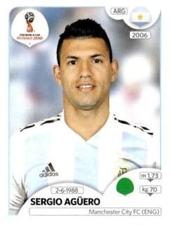 Sergio Agüero – FIFA World Cup 2018 Russia, Nr. 290