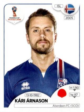Kári Árnason – FIFA World Cup 2018 Russia, Nr. 297
