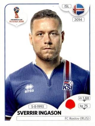 Sverrir Ingi Ingason – FIFA World Cup 2018 Russia, Nr. 299
