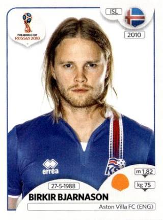 Birkir Bjarnason – FIFA World Cup 2018 Russia, Nr. 302