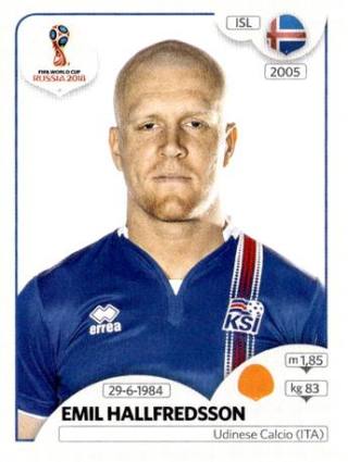 Emil Hallfreðsson – FIFA World Cup 2018 Russia, Nr. 303