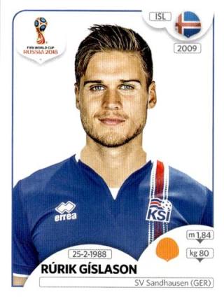Rúrik Gíslason – FIFA World Cup 2018 Russia, Nr. 306