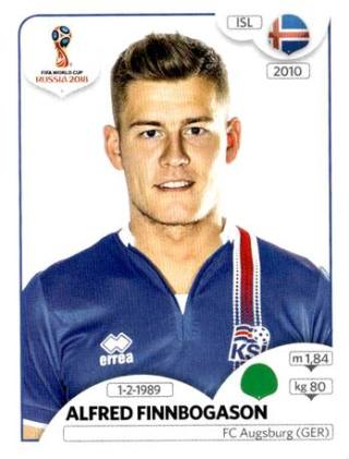 Alfred Finnbogason – FIFA World Cup 2018 Russia, Nr. 308