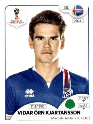 Viðar Örn Kjartansson – FIFA World Cup 2018 Russia, Nr. 310