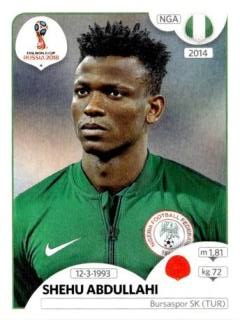 Shehu Abdullahi – FIFA World Cup 2018 Russia, Nr. 336