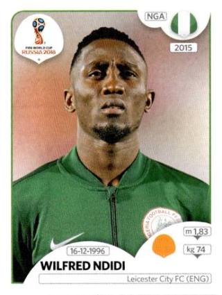Wilfred Ndidi – FIFA World Cup 2018 Russia, Nr. 344