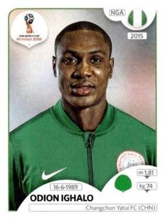 Odion Ighalo – FIFA World Cup 2018 Russia, Nr. 349