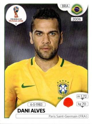 Dani Alves – FIFA World Cup 2018 Russia, Nr. 355