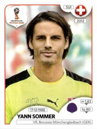 Yann Sommer – FIFA World Cup 2018 Russia, Nr. 374