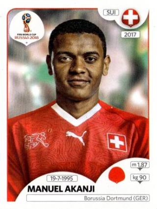 Manuel Akanji – FIFA World Cup 2018 Russia, Nr. 376
