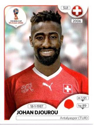 Johan Djourou – FIFA World Cup 2018 Russia, Nr. 379