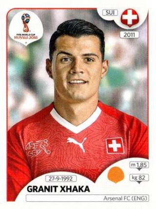 Granit Xhaka – FIFA World Cup 2018 Russia, Nr. 381