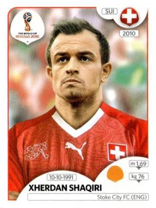 Xherdan Shaqiri – FIFA World Cup 2018 Russia, Nr. 385