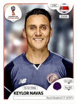 Keylor Navas – FIFA World Cup 2018 Russia, Nr. 394