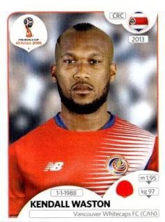 Kendall Waston – FIFA World Cup 2018 Russia, Nr. 399
