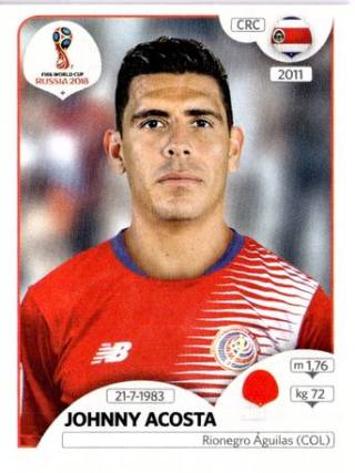 Jhonny Acosta – FIFA World Cup 2018 Russia, Nr. 402