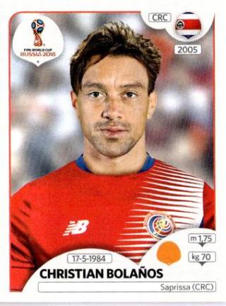 Christian Bolaños – FIFA World Cup 2018 Russia, Nr. 405