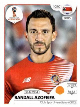 Randall Azofeifa – FIFA World Cup 2018 Russia, Nr. 406