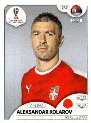 Aleksandar Kolarov – FIFA World Cup 2018 Russia, Nr. 416