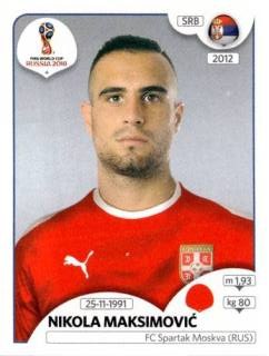 Nikola Maksimović – FIFA World Cup 2018 Russia, Nr. 420