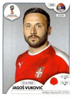 Jagoš Vuković – FIFA World Cup 2018 Russia, Nr. 421