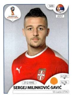 Sergej Milinković-Savić – FIFA World Cup 2018 Russia, Nr. 423
