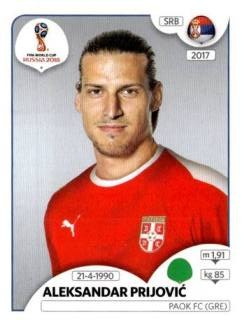 Aleksandar Prijović – FIFA World Cup 2018 Russia, Nr. 431